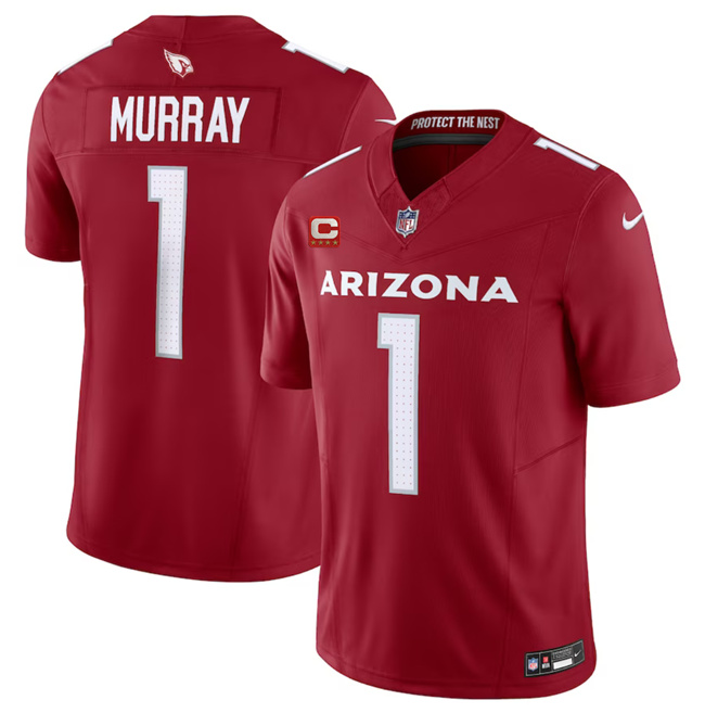 Men's Arizona Cardinals #1 Kyler Murray Red 2023 F.U.S.E. With 4-Star C Patch Vapor Untouchable F.U.S.E. Limited Football Stitched Jersey - Click Image to Close